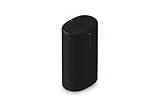 Sonos Play - Portable Bluetooth Speaker with WiFi, Alexa, 24-Hour Battery Life, Charging Base - Black