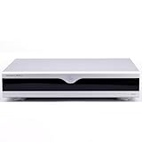 Gustard DAC-R26 II ストリーマー R2R DAC | IIS対応 DSD2048 PCM1536kHz | USB、光、同軸、I2S、AES、LAN入力 | 完全バランス型デジタル-アナログコンバーター | ホームオーディオ用ネットワークストリーミングデコーダープリアンプ、シルバー