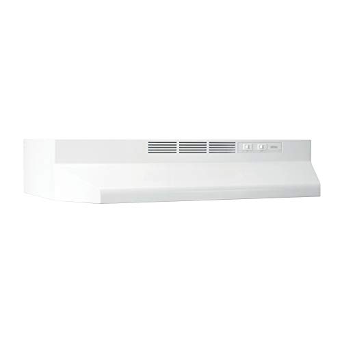Comparison: Best Hoods For Kitchen 3 Broan-NuTone 413001 Non-Ducted Ductless Range Hood with Lights Exhaust Fan for Under Cabinet, 30-Inch, White
