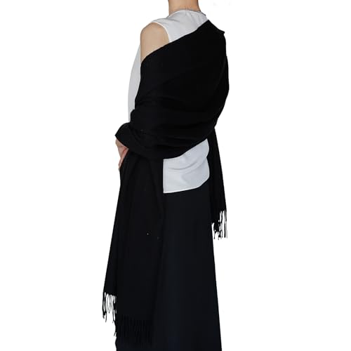 100% Wool Wraps for Women Cashmere Pashmina Scarf and Shawls for Evening Dress Wedding Bridesmaid Gift Travel3