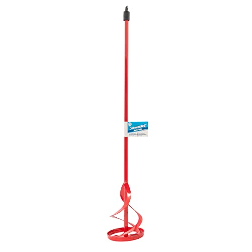 Silverline DA43 Mixing Paddle, Red, 100 x 600 mm