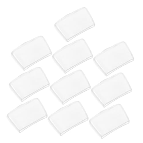 SOESFOUFU 10pcs Replaceable Glass Pliers Tips Rubber Covers for Stained Glass Pliers Lightweight Non Deforming for Home Decor Construction Use