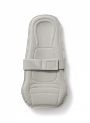 Image of 2-in-1 Reclined Carrying & Feeding Support Pillow | Strong Back Support | Indoor & Outdoor Use Cotton Blend, Ergonomic Design, 0-10 Months, Soft Cushioned Hard Support (Grey)
