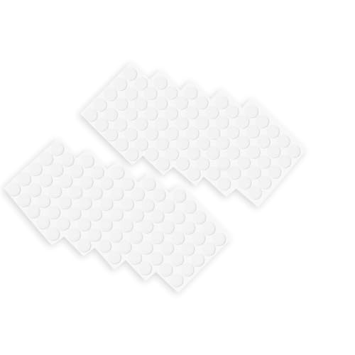 Image of Amazon Basics Adhesive Sticky Back Dots for Mounting or Fastening, Peel-and-Stick, Long Lasting Adhesive, 0.75 x 0.75 inches, Pack of 250