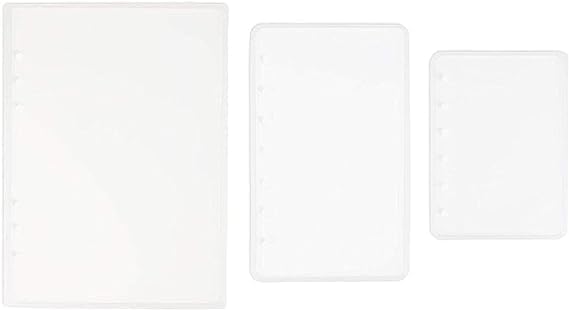 Snoogg Notebook Cover Silicone Mold A4 A5 A6 A7 Size Multipurpose Rectangle Mold for Epoxy Resin Casting DIY Journal Cover Craft Supplies Durable Flexible Reusable Mold for Art 2