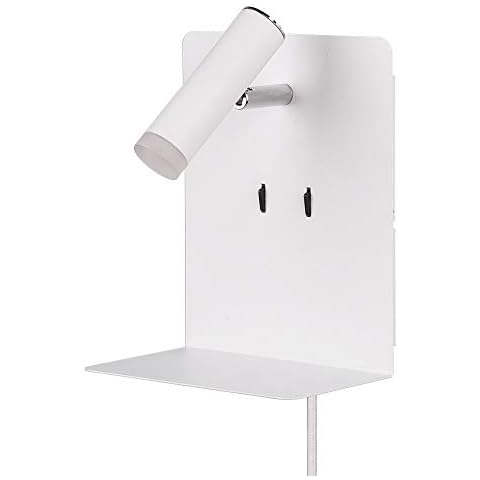 Trio Leuchten LED Wandleuchte Element 222570231, Metall Weiß Matt Cover