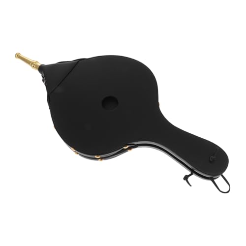 NIYANGLE Manual Fireplace Bellows Fire Blower with Gold Tube Wood Stove Air Blower for BBQ Grill and Outdoor Use for Efficient Burning Lightweight and Easy to Use