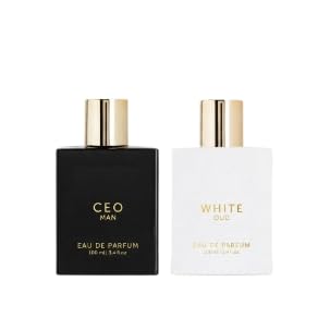Luksusowe perfumy CEO i WhiteOud Duo 100ml Każdy (2 sztuki) | Długotrwała woda perfumowana | Premium Fragrance for Women & Men | Everyday Scent | Elegancki zestaw podarunkowy | 2 x 100ml