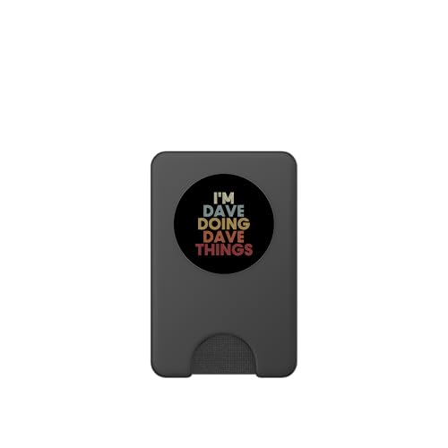 Dave Name PopSockets PopWallet para MagSafe tarjetero personalizado 2