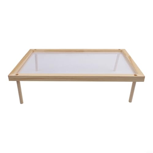 Estante de secado de hierbas de madera con red transpirable ideal para conservar tus plantas 7
