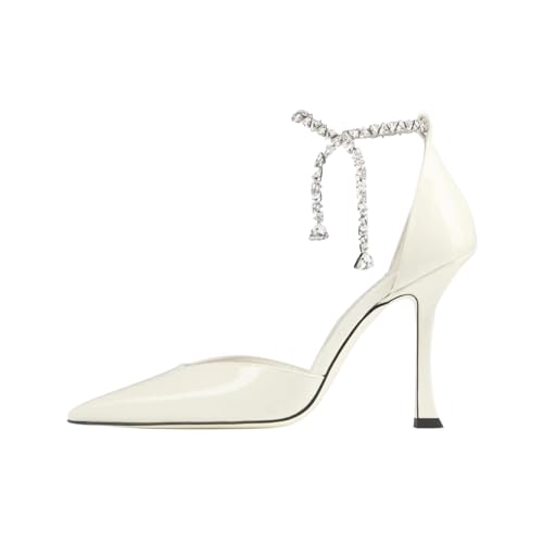 Escarpins pour mariage confortables avec bride cheville et strass - 2