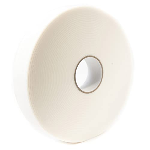 Bertech Double-Sided Foam Mounting Tape, White