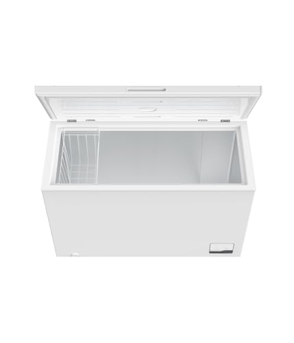 PKM GT300DAZ Gefriertruhe| Weiß | 200 Liter Gefrieren | Energieeffizienzklasse C | Kühlmodus | 128 kWh | Freistehend | 4**** Gefrierbereich