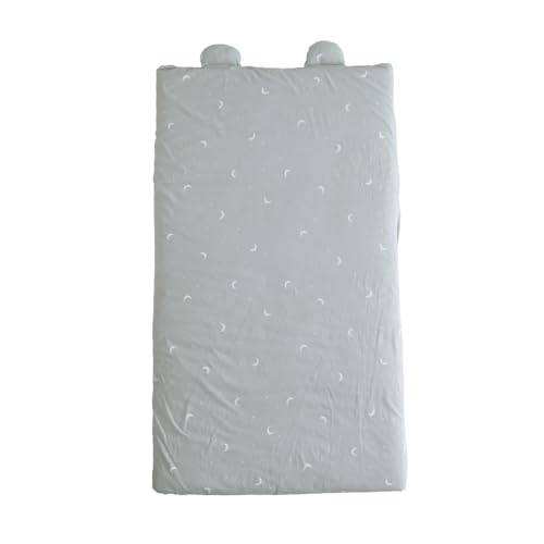 プッパプーポ 洗える お昼寝布団セット お昼寝ふとんセット [天竺ニット] 掛け布団なし 綿100%03アクア 幼児用