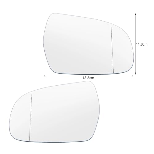 Verre de rétroviseur pour A3 2010-2013 miroir de recul gauche droit sans base