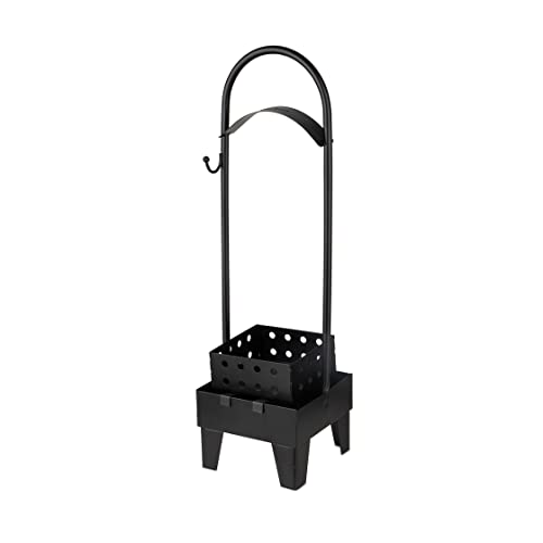 Smokah Shisha Kohlenbehälter Kohlekorb Fireplace Matt Black