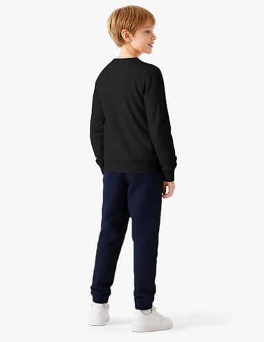 BOOPH Boys Long Sleeve Shirts Kids Crewneck Basic Tee Sports Pollover T-Shirt3