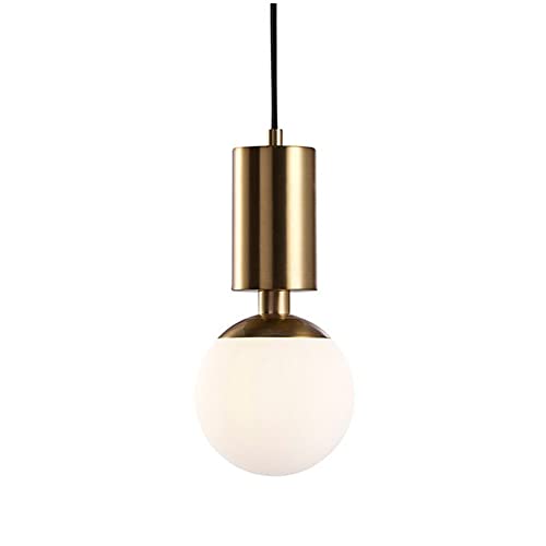 Lampe suspendue luxe en verre et aluminium pour chambre moderne