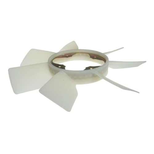 AEDNX 1pc Engine Radiator Cooling Fan Blade Front Side White for Toyota for 4Runner 2.7L 1996-2000 for Tacoma 2.4L 1995-2004 & 2.7L 1995-2015 for T100 2.7L 1994-1998 Steel&Plastic