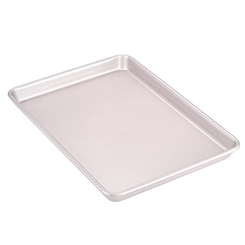 CHEFMADE 13-Inch Rimmed Baking Pan, Non-Stick Carbon Steel Cookie Sheet Pan for Oven Roasting Meat Bread Jelly Roll Battenberg Pizzas Pastries 9.7