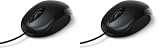 Hama MC-100 mouse USB Ottico 1000 DPI Mano destra Nero (Confezione da 2)