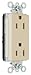 Pass & Seymour 26252-Gry 15A 5-15R Duplex Receptacle