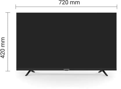 Image of Compaq 80 cm (32 inches) HUEQ X Series HD Ready CQ32HDWCL Smart LED TV (Black)