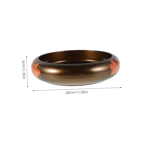 Plato redondo para sushi plástico multicolor ABOOFAN miniatura 2