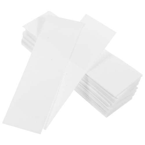 Image of Chromatography Paper Strip: 500 Sheets Experiments Filter Paper Absorbent Laboratory Cleaning Sheets for Chemistry Laboratory Classroom Pigment Separation and Experiments