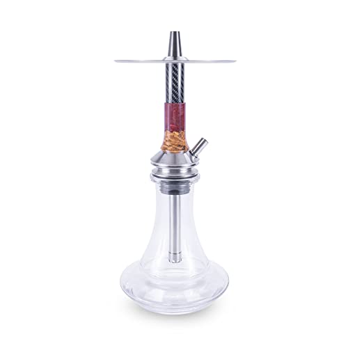 VYRO - Penta Red - Clear - Shisha mit Blow-Off