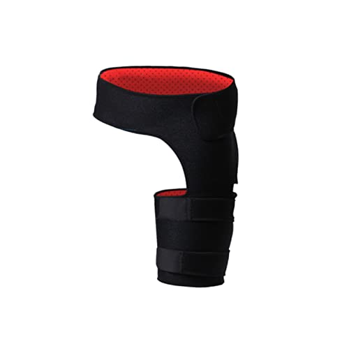 Faja compresiva ajustable para soporte de pierna color negro