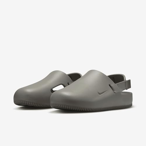 Image of Nike Calm Men's Mules (FD5130-004, Flat Pewter /Flat Pewter) Size 9