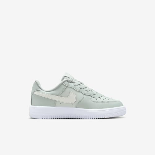 Nike Force 1 Low EasyOn Little Kids' Shoes (FN0237-007, Light Silver/Spruce Aura/White/Sail)3