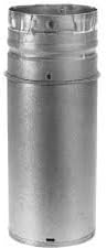 M & G Duravent 3PVP-24 3 Inch x 24 Inch Pelletvent Pro Pipe Galvalume Outer and 304-alloy Inner Walls
