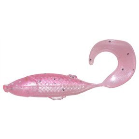 Arkie Lures PRM-2-10-10 2.5" XL Pro-Model Curltail Minnows - 10 Pack - 10-Pink-Pearl-image-40