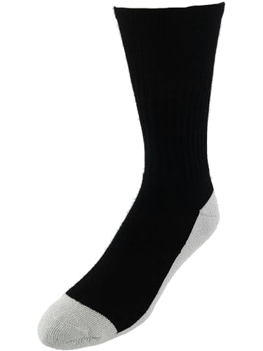 Pro Feet Men's Athletic Health Crew Cotton Blend Socks (3 Pair Pack)3