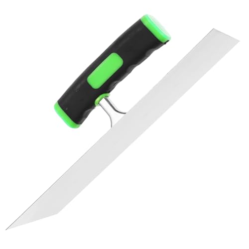 Uonlytech Frattazzo Acciaio Inossidabile Ergonomico Per Stuccare e Superfici Raschietto Per Intonaco e Cartongesso Utensile Professionale Per Decorazioni e Ristrutturazioni
