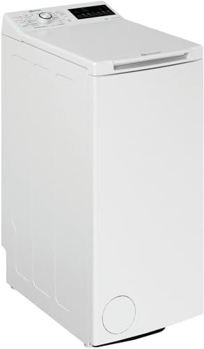Bauknecht WMT BK 1266 B Waschmaschine, 6 kg, 1200 U/min, Toplader, Antiflecken 20°, Aqua Saver Sparprogramm, Kurz 30’, FreshFinish, leiser Inverter-Motor, Mehrfachwasserschutz+, Weiß