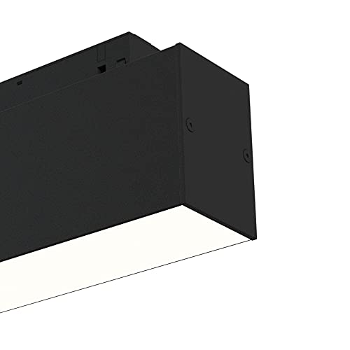 Lampada Per Binario Moderno Alluminio Nero Luce Calda 7W - 3