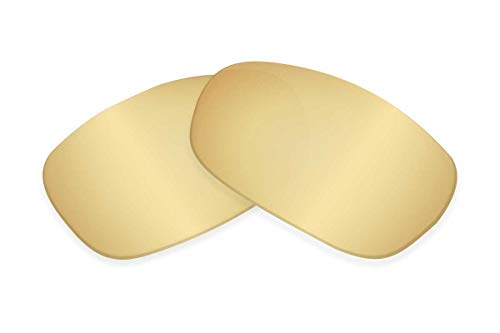 Sunglass Fix Replacement Sunglass Lenses Compatible for Costa Del Mar Reefton 64mm (Polarized SFx Ultra Gold Mirror Brown Pair)