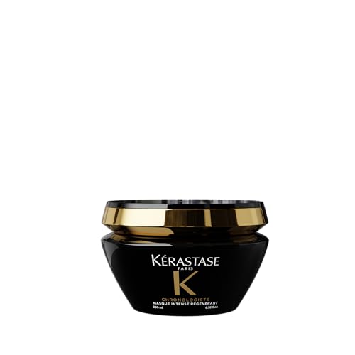 KRASTASE Chronologiste Masque Intense Rgnrant - Revitalizing Youth Mask For Hair Weakened by Signs of Aging Hydrating Smoothing & Detangling Infused with Hyaluronic Acid & Abyssine 6.76 Fl Oz