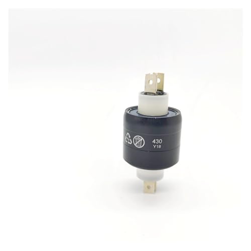 Anillo colector 430-SS conductor negro con rotación continua sin enredos