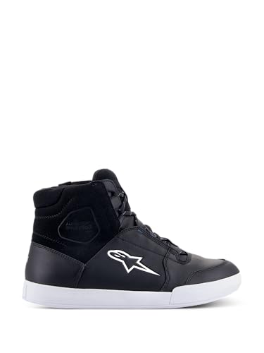 Alpinestars Chrome Drystar Chaussures de moto imperméables, noir/blanc, 8.5