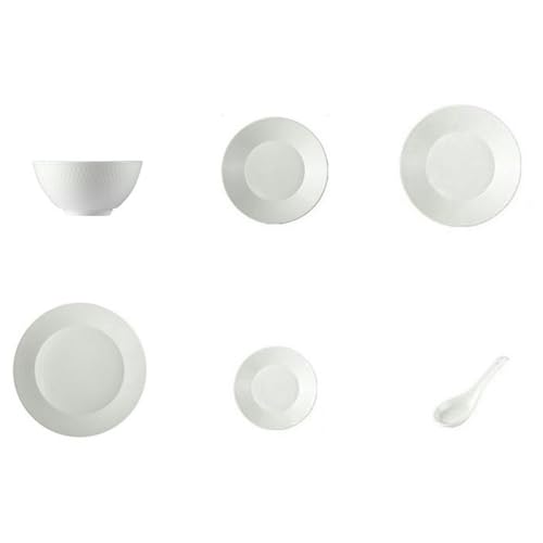 Los platos de cerámica de color sólido son exquisitos y resistentes a altas temperaturas para uso doméstico. Juego de 20 piezas