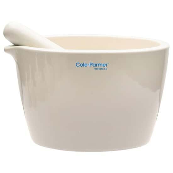 Cole-Parmer Mortier et pilon en porcelaine 1900 ml