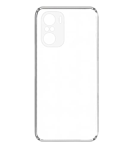 Image of Soft Flexible Silicone Back Cover Compatible with Xiaomi Mi 11x 5G, Transparent Case + Screen Guard