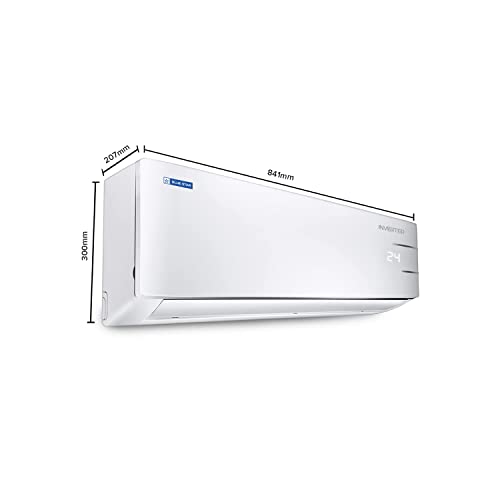 Image of Blue Star 1.2 Ton 3 Star 5 in 1 Convertible Inverter Split AC (Copper, Smart Ready, Auto Defrost, Multi Sensors, Stabalizer Free Operations, 2023 Model, IA315YNU, White)