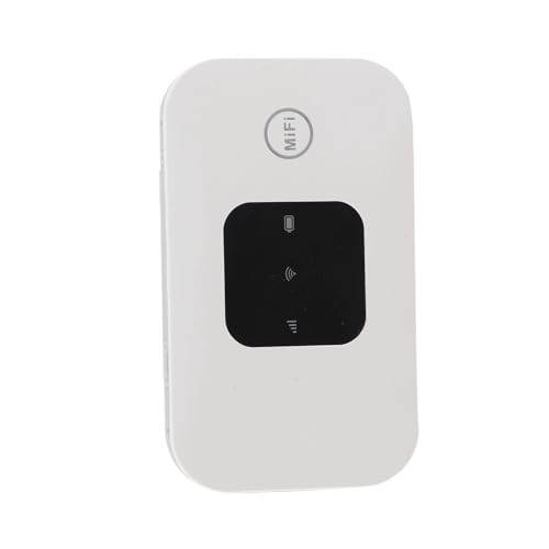 Image of Keenso Portable 4G High Speed Mobile WiFi Hotspot Router for Phone Laptop Desktop Tablet, White Lightweight Router for Car Users and Business Travelers