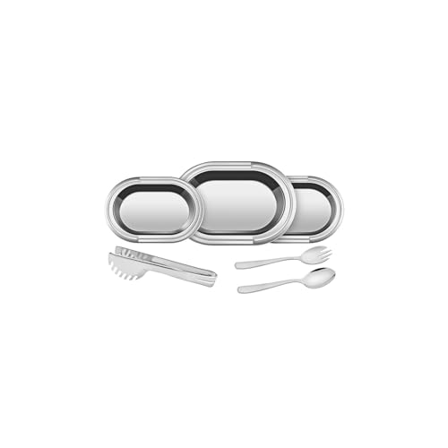 Tramontina 64510860 Kit para Servir Aço Inox com 6 Peças, Prata