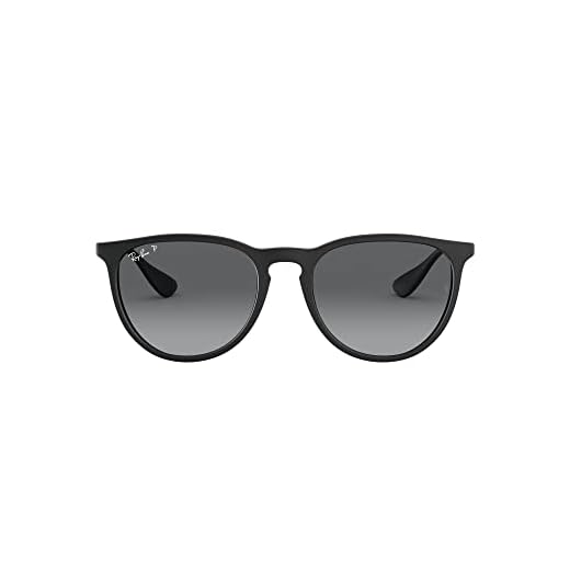 Óculos de Sol Ray-Ban Polarizado Erika 0RB4171 622/T3 Tam 54 / Preto - Lentes Cinza Gradiente